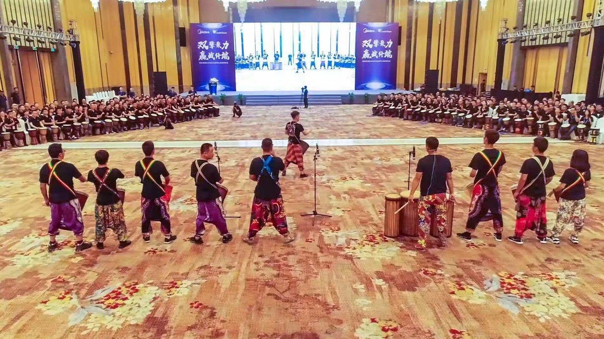 美的集團(tuán)非洲鼓團(tuán)建活動(dòng)